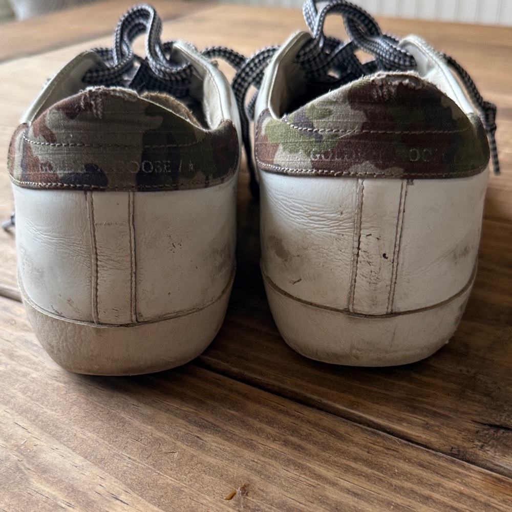 Golden Goose White and Black Men's Shoes - Picture 3 of 6